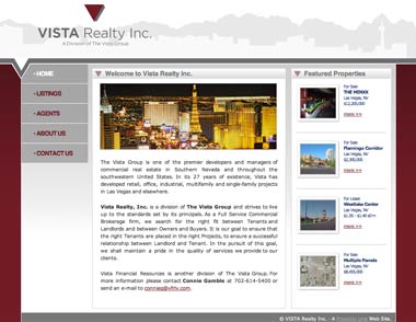 Vista LV Realty's Homepage